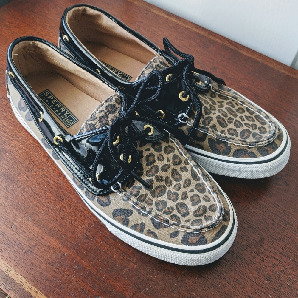 sperry leopard boots